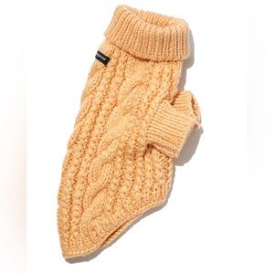 Wagwear Fisherman Sweater, color: natural; size: 8 (XS)